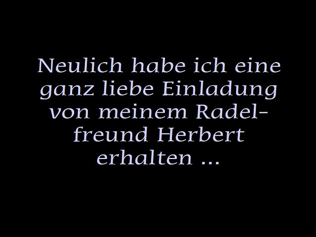 Komm mich mal besuchen!